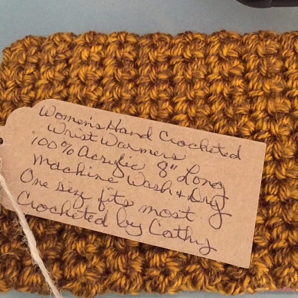 🔥HOT LOOK Handmade Extra Soft Copper Texting Gaming Gloves Hand Crochet Knit - Picture 3 of 4